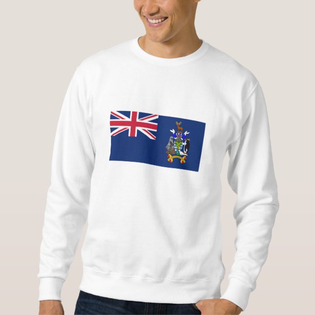 Sweatshirt Drapeau de la Géorgie du Sud et des îles Sandwich  (Devant)