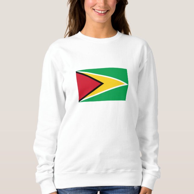 Sweatshirt Drapeau de la Guyane (Devant)