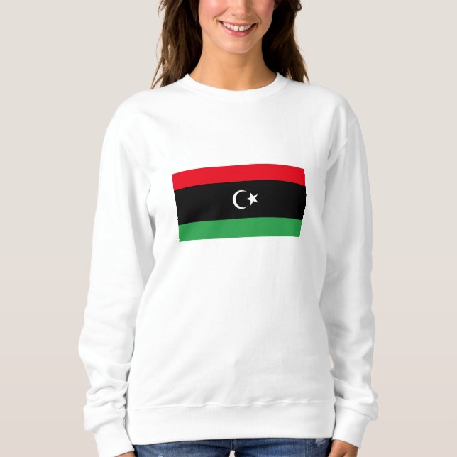 Sweatshirt Drapeau de la Libye (Devant)