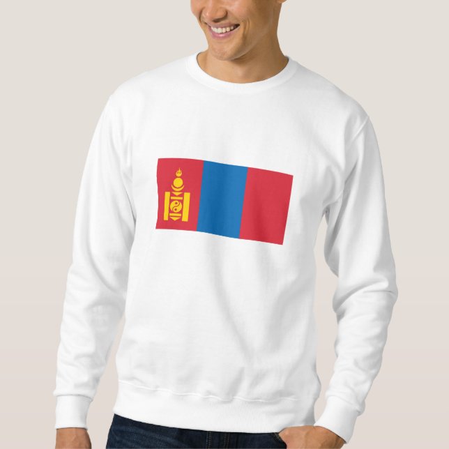 Sweatshirt Drapeau de la Mongolie (Devant)