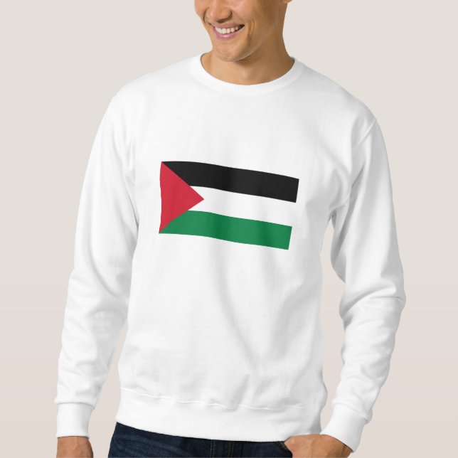 Sweatshirt Drapeau de la Palestine (Devant)