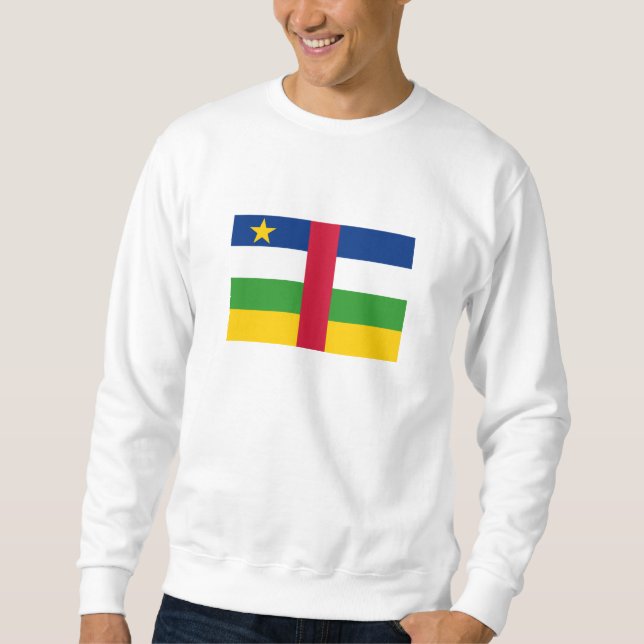 Sweatshirt Drapeau de la République centrafricaine (Devant)