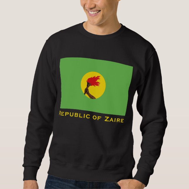 Sweatshirt Drapeau de la République du Zaïre (Devant)