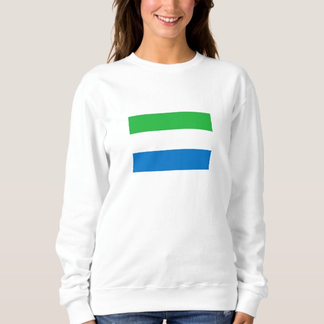 Sweatshirt Drapeau de la Sierra Leone (Devant)