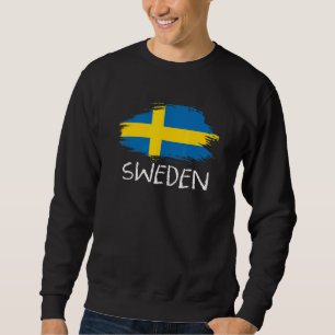 Sweatshirt Drapeau de la Suède fière Drapeau suédois patrio