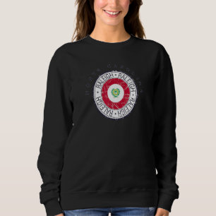 Sweatshirt Drapeau de la ville de Raleigh Sceau de l'État de