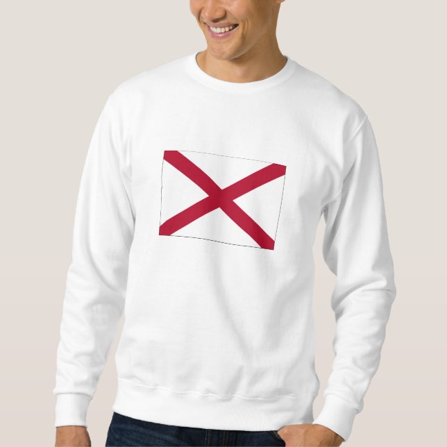Sweatshirt Drapeau de l'Alabama (Devant)