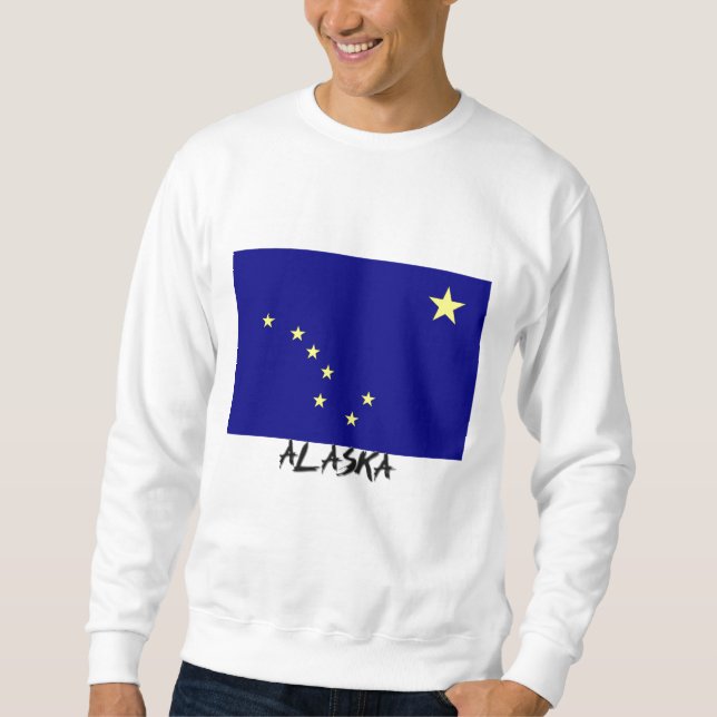Sweatshirt Drapeau de l'Alaska (Devant)