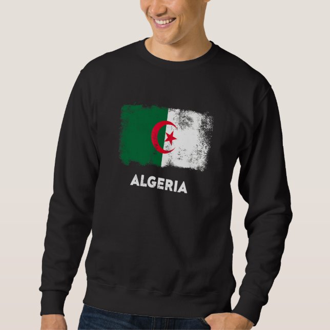 Sweatshirt Drapeau de l'Algérie (Devant)