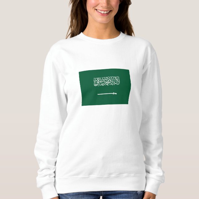 Sweatshirt Drapeau de l'Arabie saoudite (Devant)
