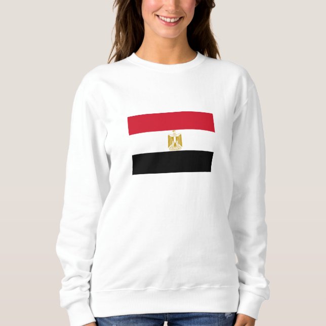 Sweatshirt Drapeau de l'Égypte (Devant)