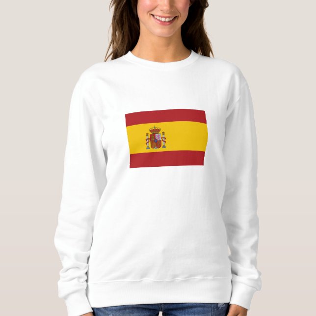 Sweatshirt Drapeau de l'Espagne (Devant)