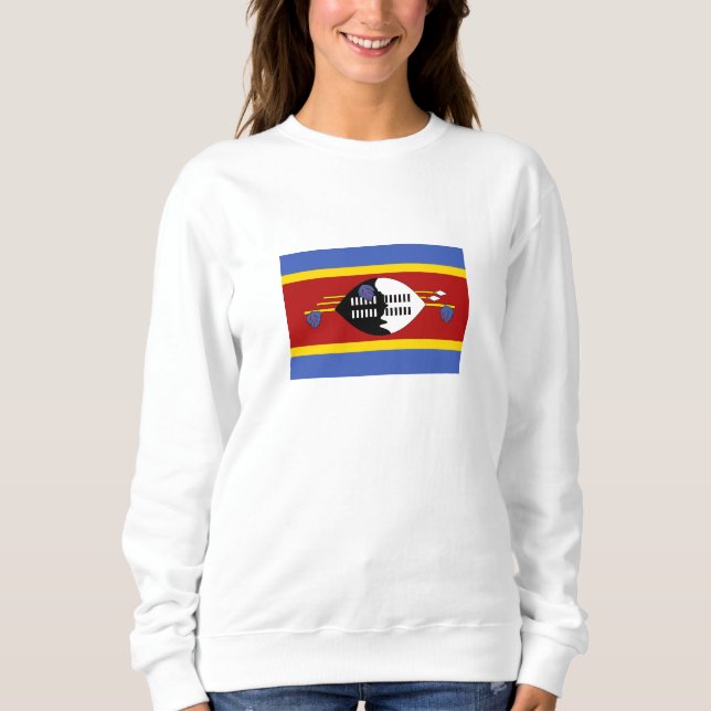 Sweatshirt Drapeau de l'Eswatini (Devant)