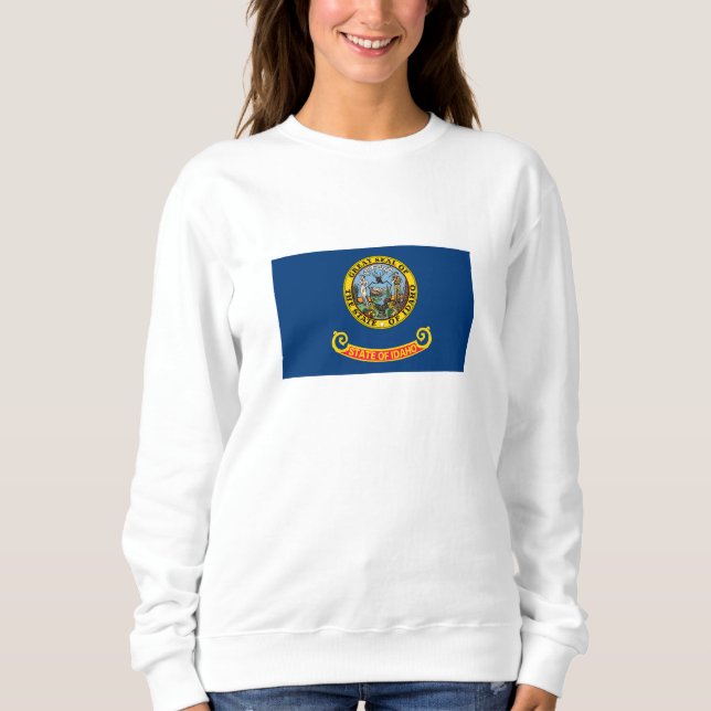 Sweatshirt Drapeau de l'État de l'Idaho (Devant)