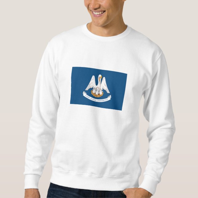Sweatshirt Drapeau de l'État de Louisiane (Devant)