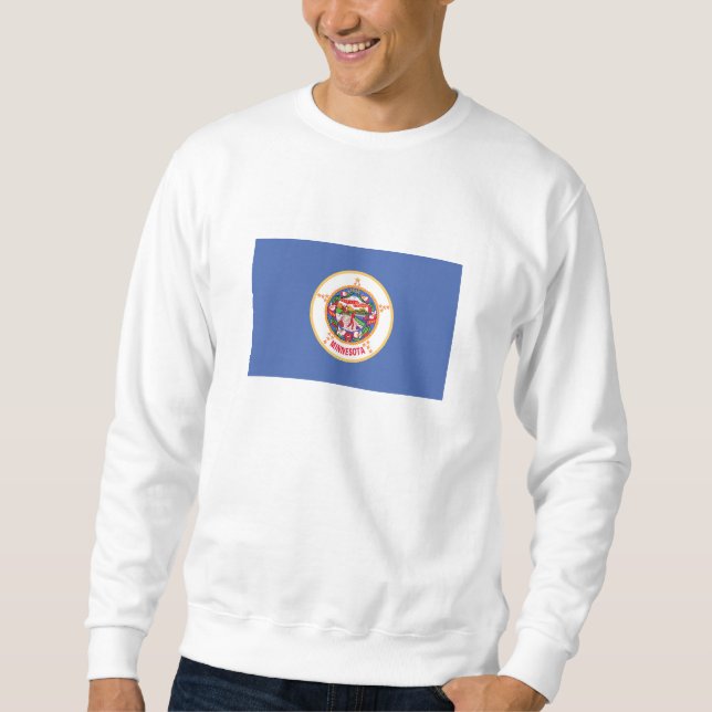 Sweatshirt Drapeau de l'État du Minnesota (Devant)