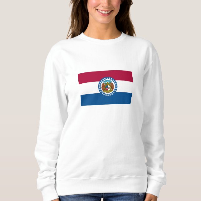 Sweatshirt Drapeau de l'État du Missouri (Devant)