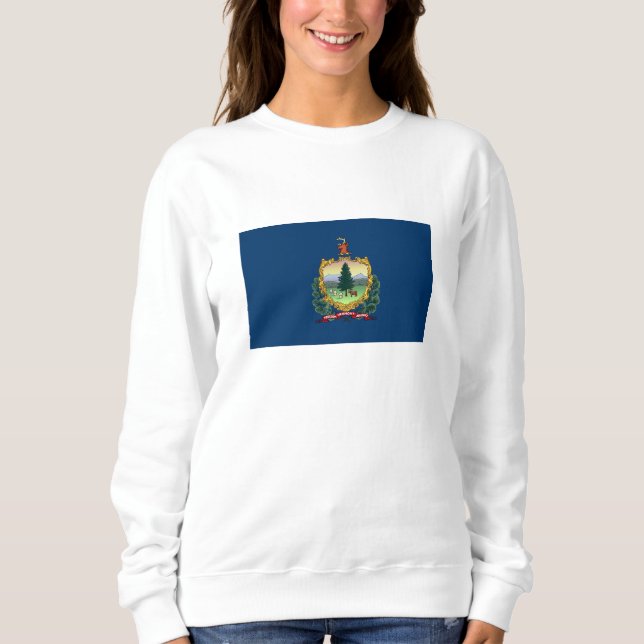 Sweatshirt Drapeau de l'État du Vermont (Devant)