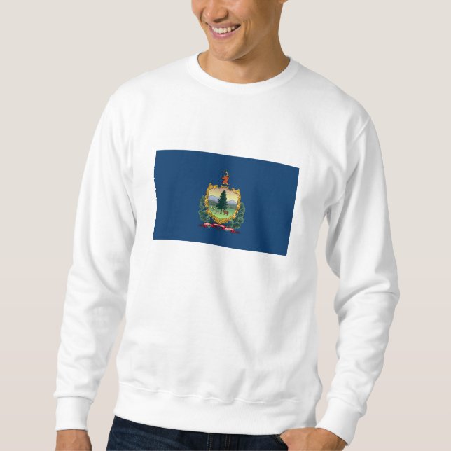 Sweatshirt Drapeau de l'État du Vermont (Devant)