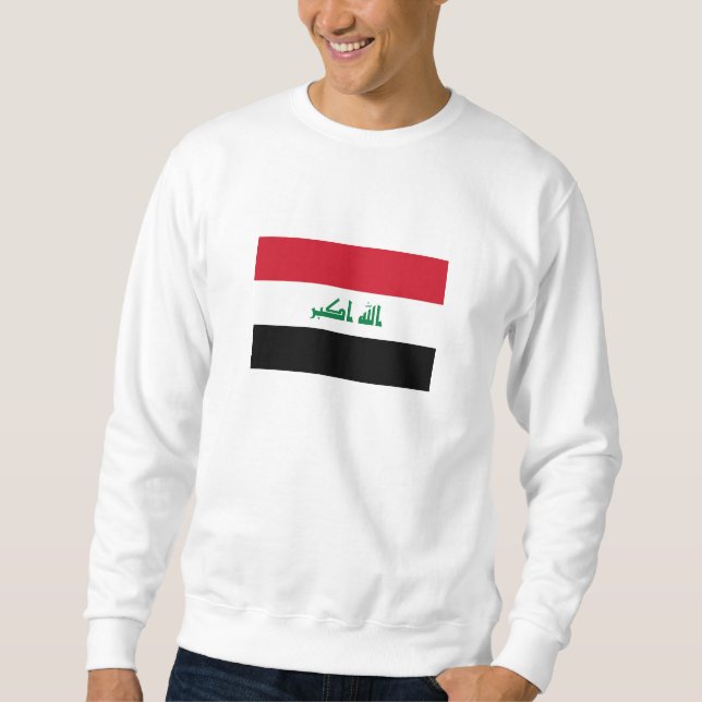 Sweatshirt Drapeau de l'Irak (Devant)