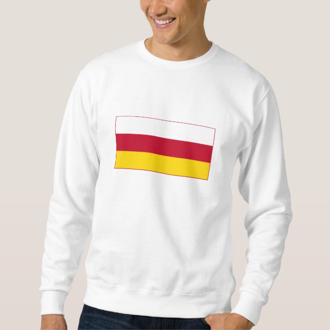 Sweatshirt Drapeau de l'Ossétie du Nord (Devant)