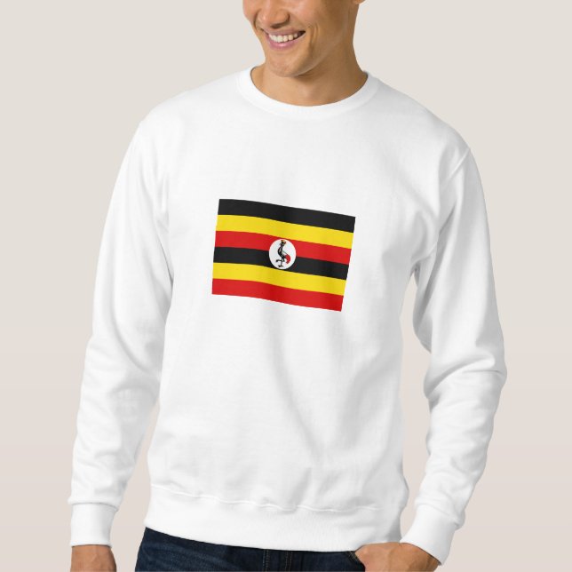 Sweatshirt Drapeau de l'Ouganda (Devant)