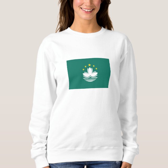 Sweatshirt Drapeau de Macao (Devant)