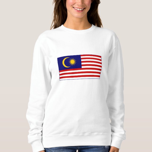 Sweatshirt Drapeau de Malaisie (Devant)