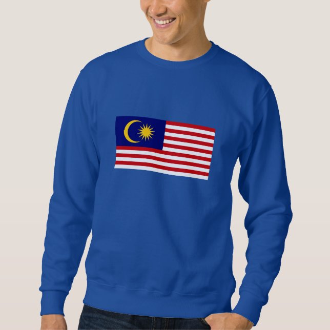 Sweatshirt Drapeau de Malaisie (Devant)