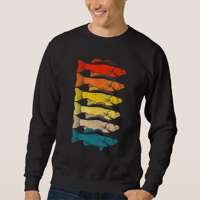 Sweatshirt Drapeau de poisson coloré Poisson Nature animale (Devant)