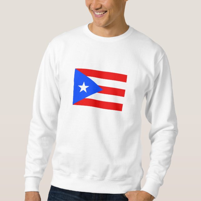 Sweatshirt Drapeau de Porto Rico (Devant)