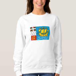 Sweatshirt Drapeau de Saint-Pierre-et-Miquelon