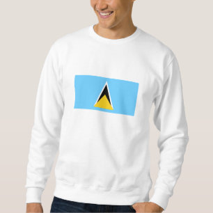 Sweatshirt Drapeau de Sainte-Lucie