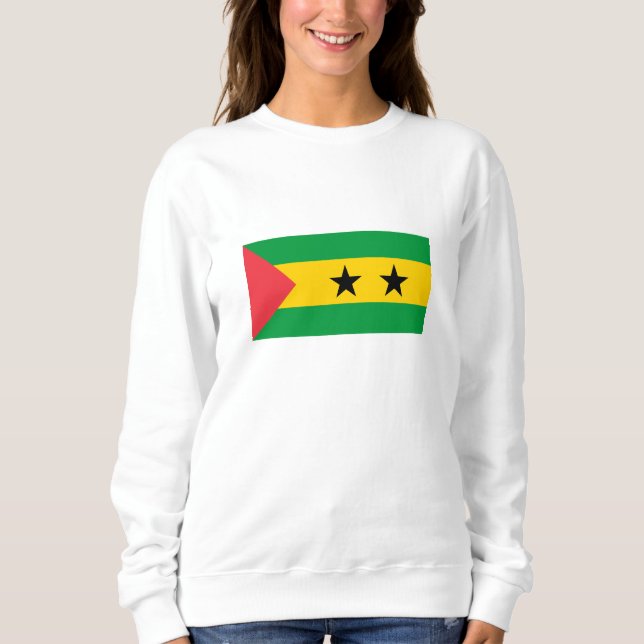 Sweatshirt Drapeau de Sao Tomé-et-Principe (Devant)