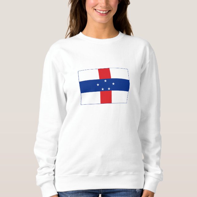 Sweatshirt Drapeau des Antilles néerlandaises (Devant)