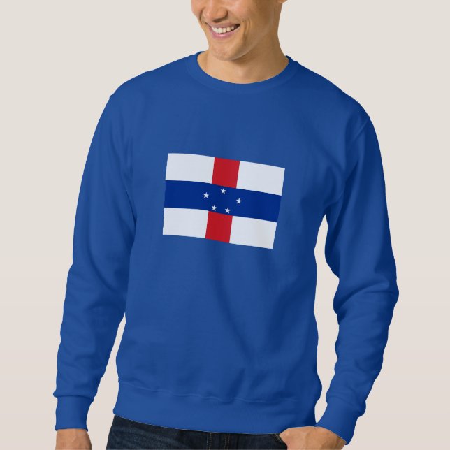 Sweatshirt Drapeau des Antilles néerlandaises (Devant)