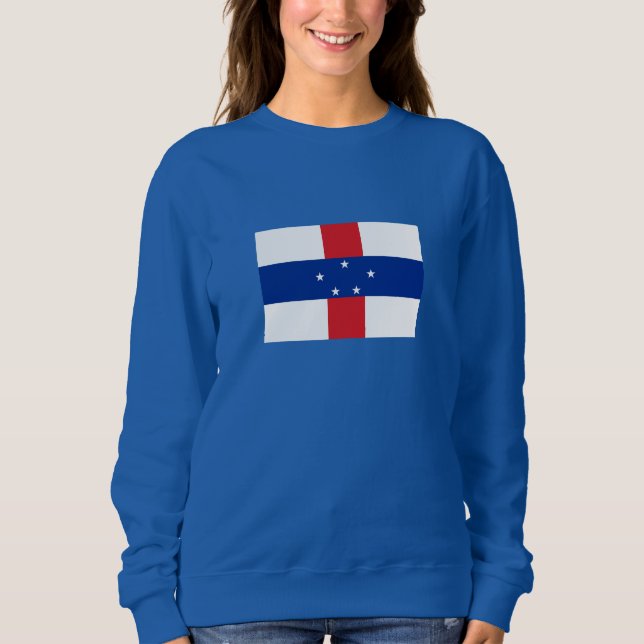 Sweatshirt Drapeau des Antilles néerlandaises (Devant)