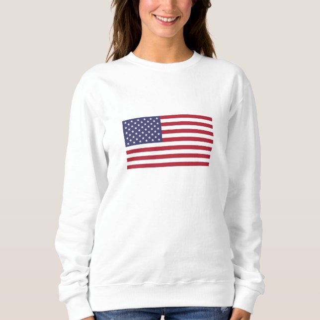 Sweatshirt Drapeau des États-Unis (Devant)