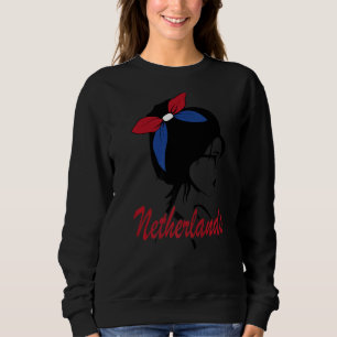 Sweatshirt Drapeau des femmes néerlandaises filles de Pays-Ba