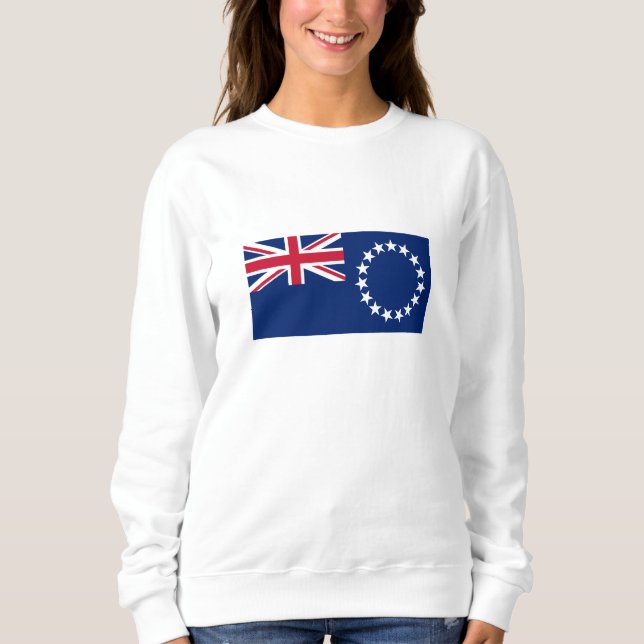 Sweatshirt Drapeau des îles Cook (Devant)