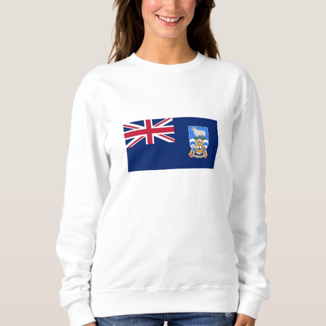 Sweatshirt Drapeau des îles Falkland (Devant)