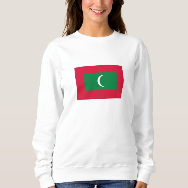 Sweatshirt Drapeau des Maldives (Devant)