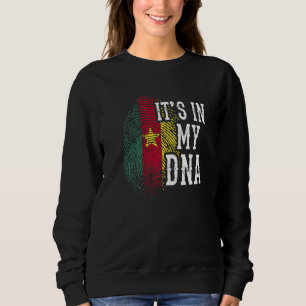 Sweatshirt Drapeau des racines du patrimoine camerounais ADN