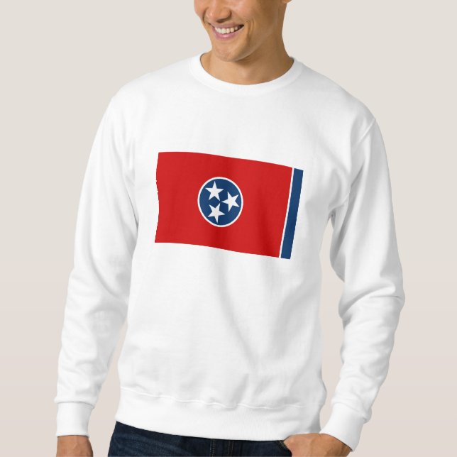 Sweatshirt Drapeau d'état du Tennessee (Devant)