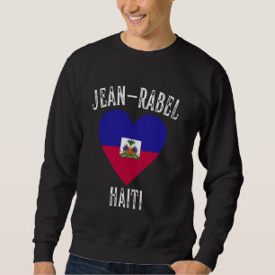 Sweatshirt Drapeau d'Haïti Cœur Ville de Jean-Rabel