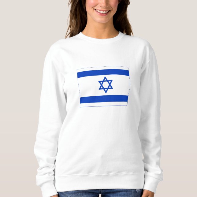 Sweatshirt Drapeau d'Israël (Devant)