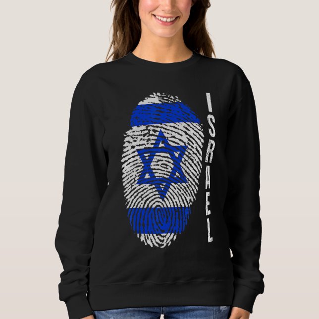 Sweatshirt Drapeau d'Israël (Devant)