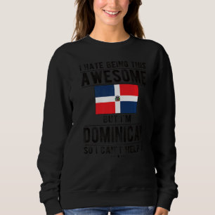 Sweatshirt Drapeau dominicain magnifique République Dominicai