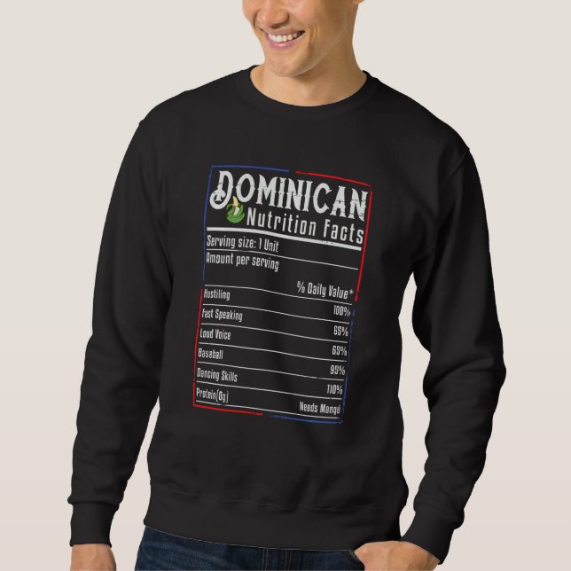 Sweatshirt Drapeau Dominicain Platano Salami (Devant)