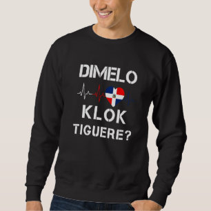 Sweatshirt Drapeau Dominicain Rd République Dominicaine Heart